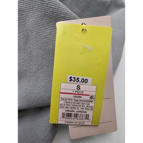 All in Motion Womens High-Rise Sage Green Leggings S NWT 214037473 F00394115 - Picture 3 of 6
